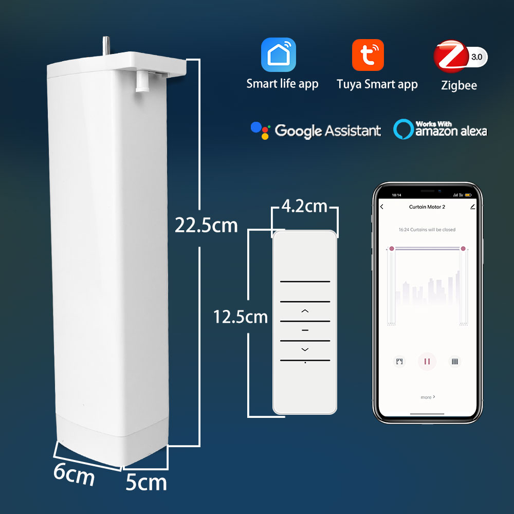 Smart Curtain Robot - Tuya ZigBee Alexa スマート カーテン 簡単セットアップ