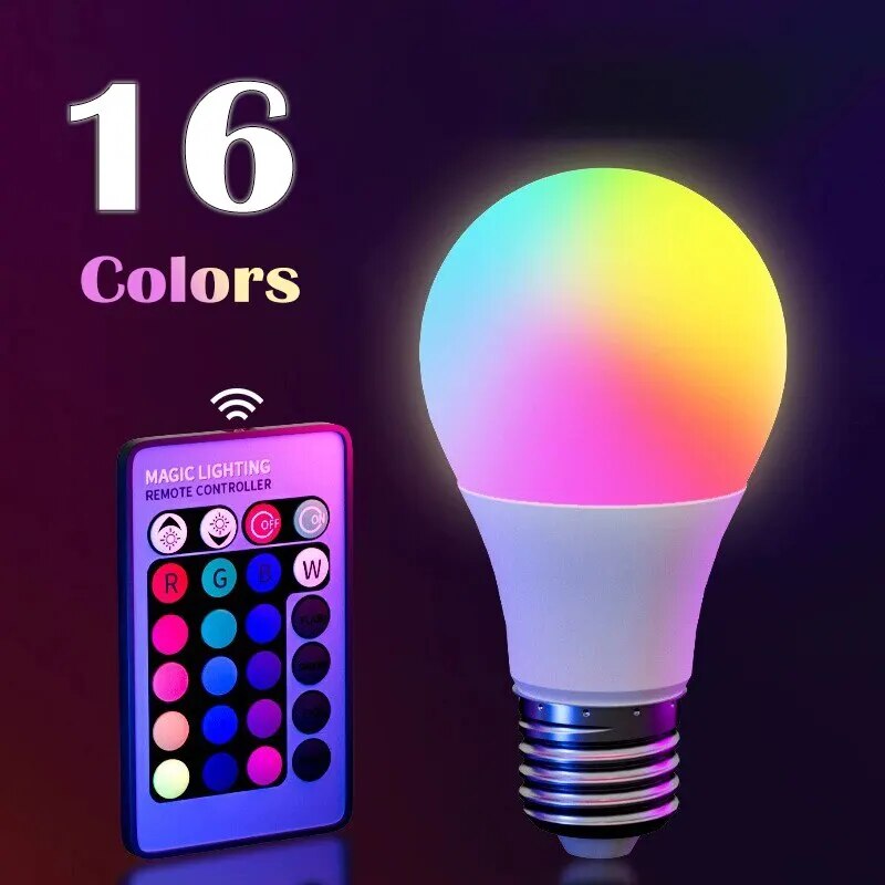 Smart Home Technology - 16 色 RGB 電球 LED マルチカラー電球