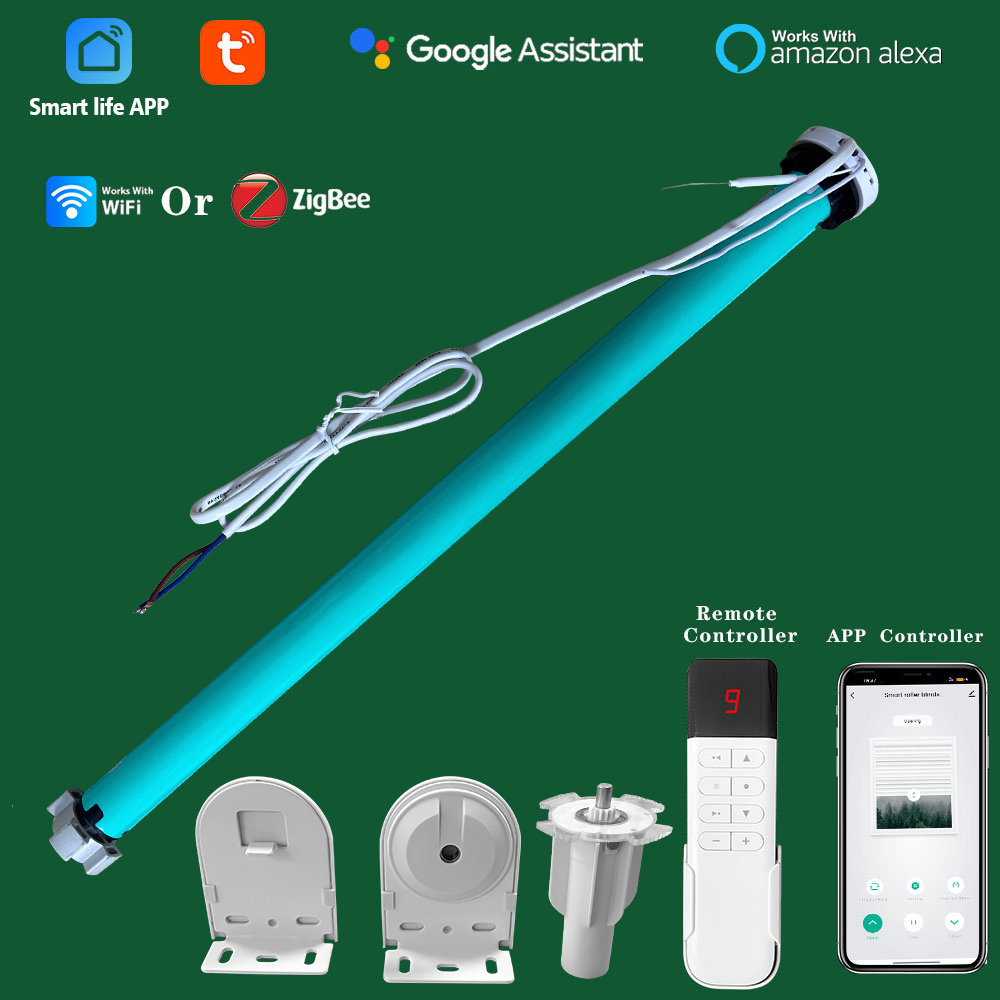 Smart Curtain Robot - リフト-スマートカーテン,窓用ローラーカーテン,自動シェードシステム,リモコン,音声制御,alex,Tuya,zigbee,wifi