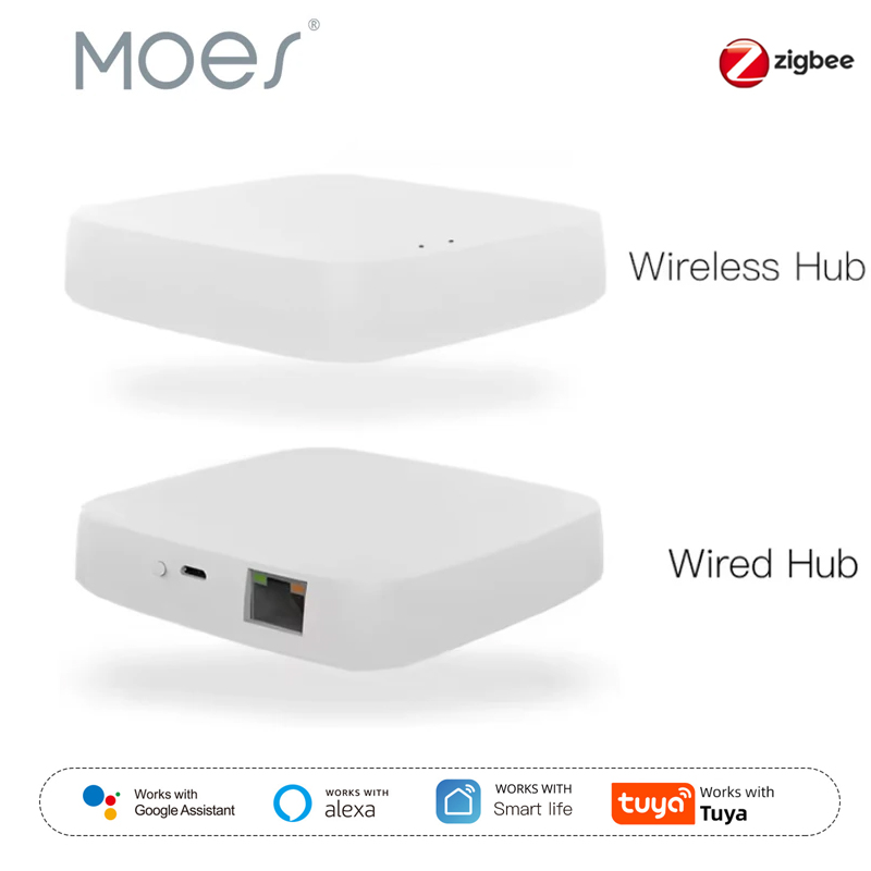 Smart Home Hub Matter - Moes Tuya ZigBee 3.0 スマートゲートウェイハブ スマートホームブリッジ