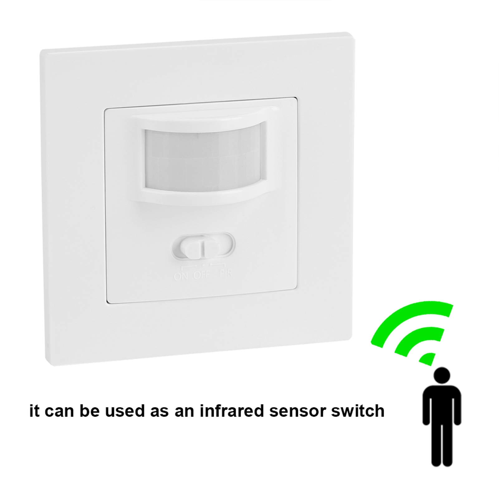 Pir Motion Sensor - AC 110V‑240V 赤外線 PIR モーションセンサー 埋め込み式壁ランプ