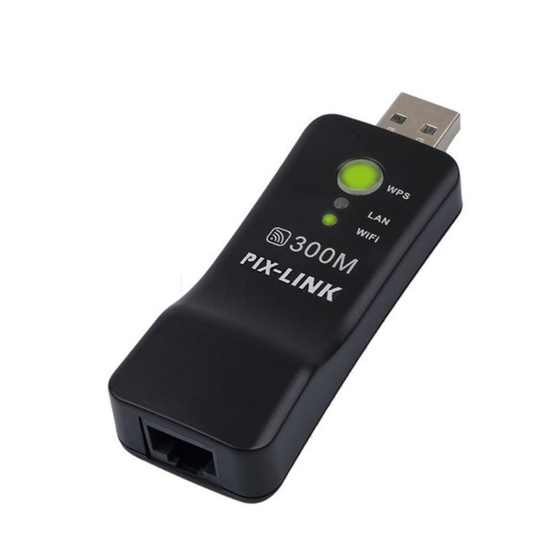 Smart Home X10 - PIXLINK-UE01 Mb/sインテリジェントTV拡張機能,300Mbps,ワイヤレスアダプター,ネットワークアンプ,ラップモード,ルーター用