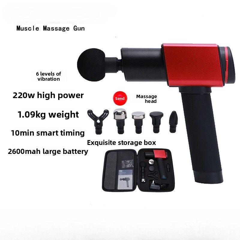 Smart Home Gym - プロ仕様マッサージガン 220W 30KG強力パワー ディープマッスルマッサージャー ブラシレスモーター トレーニング