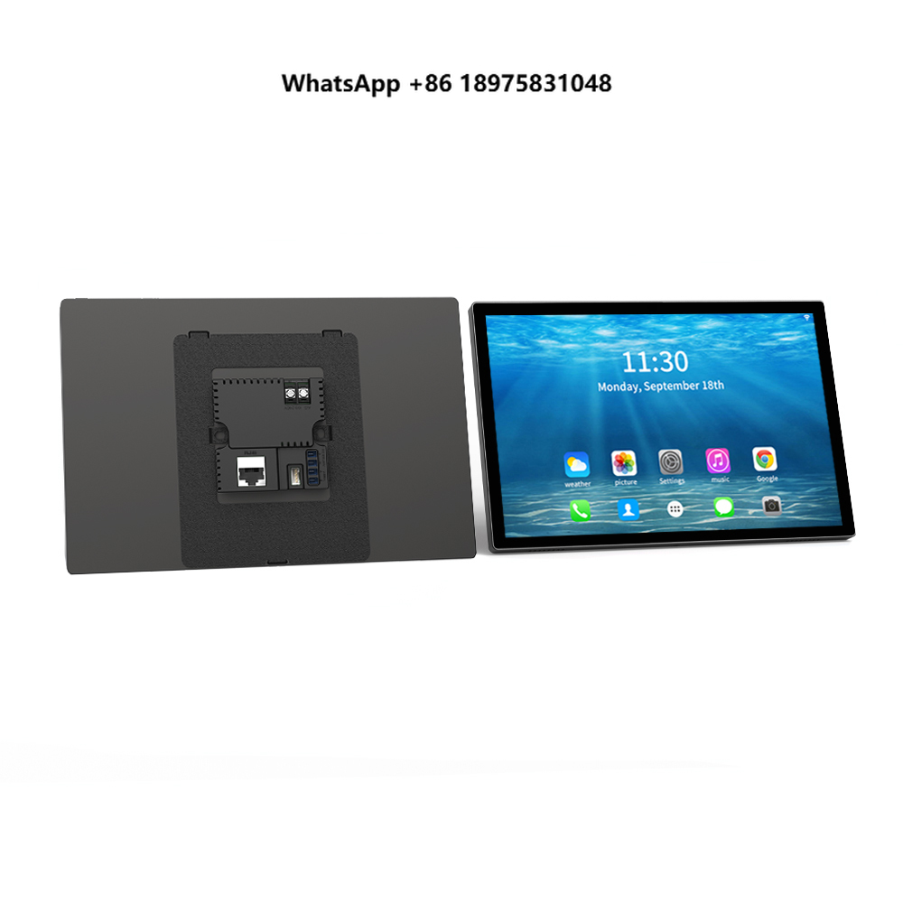 Smart Home Display - 10.1インチ壁掛けスマートホームコントロールパネル、POE対応Android/iOSタブレット、WiFiタッチスクリーン、IPSディスプレイ、アプリ制御