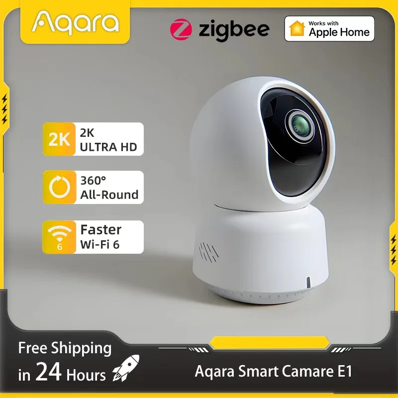 Smart Home Hub Matter - オリジナルAqaraスマートカメラE1 2K 1296P 3MP 360 °