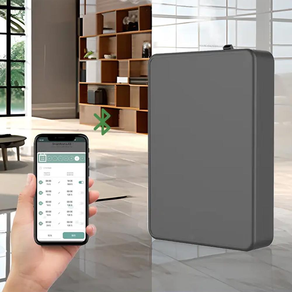 Smart Home Technology - 500 ミリリットル容量フレグランスディフューザースマート香り空気機家庭用プロフェッショナル水なしエッセンシャルオイルディフューザー芳香剤