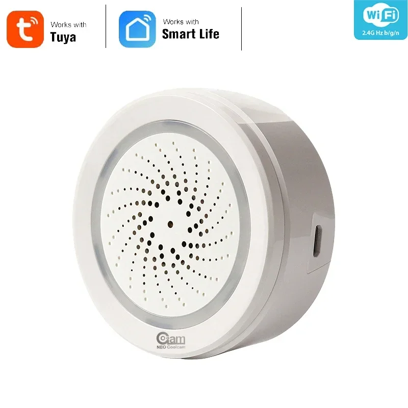 Smart Home Nas - NEO Coolcam スマート Tuya Wifi サイレンアラーム