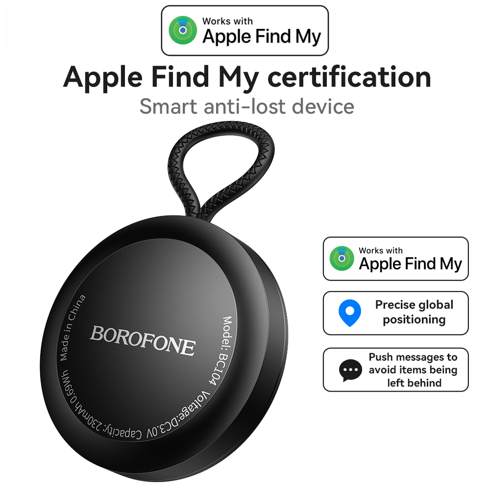 Smart Home Hub Matter - BOROFONE BC104 AirTag Bluetoothトラッカー Find My