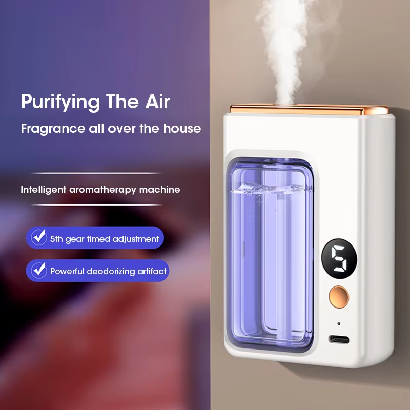 Smart Home Technology - 40ML 自動ホームフレグランスマシン エッセンシャルオイルディフューザー ネブライザー 香水香りマシン キッチンとトイレの消臭に