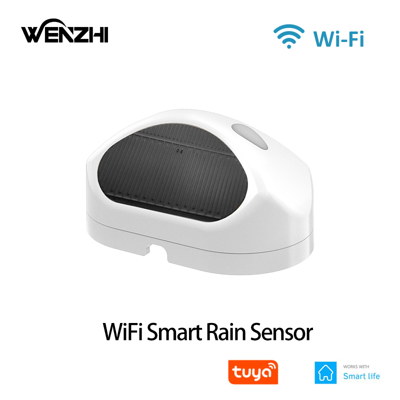 Smart Home Nas - WiFi 雨センサー 降雨時間検出 屋外防水 バッテリー駆動 Tuya