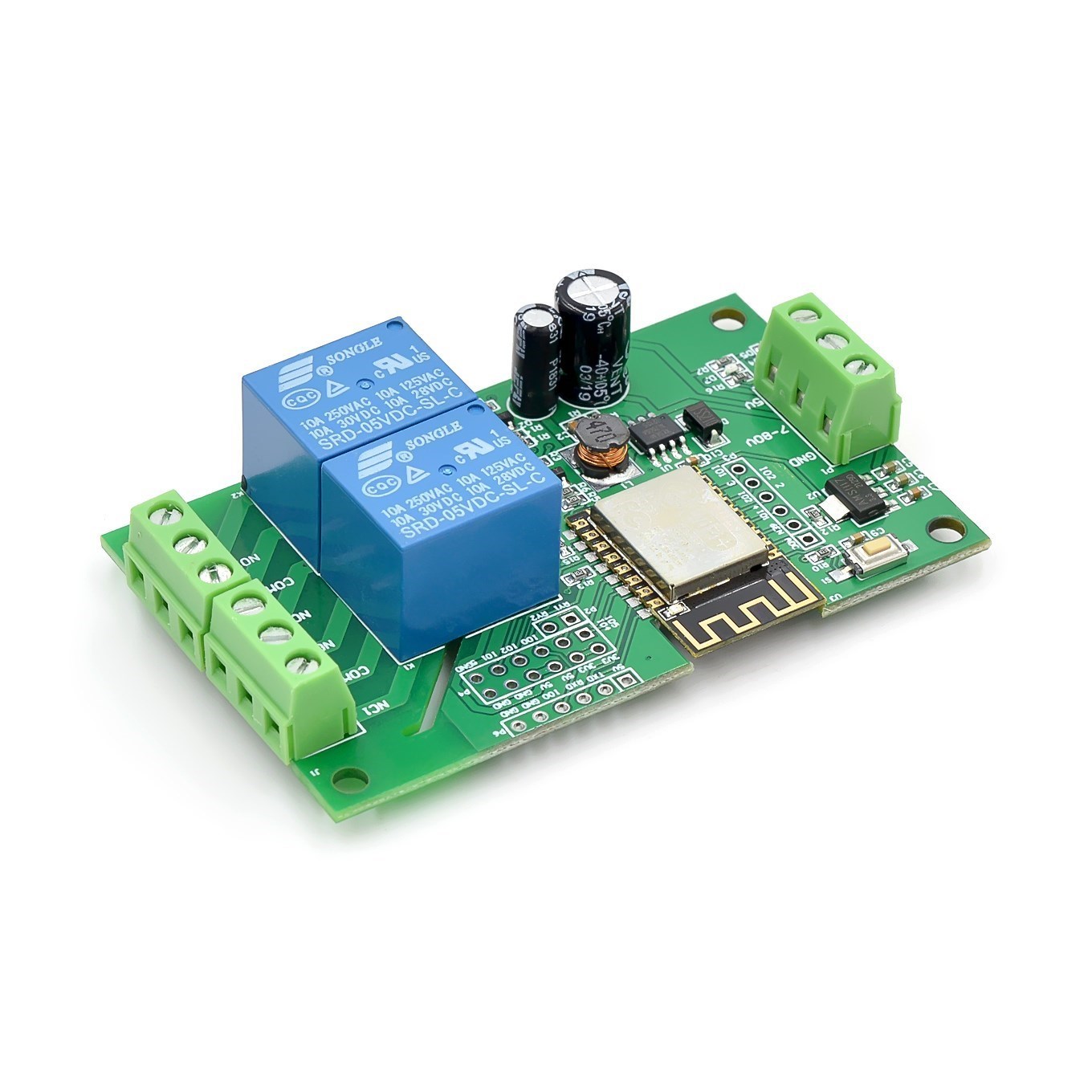 Smart Home Esp8266 - Wi-Fiリレーモジュール,ワイヤレス,iotスマートホームアプリケーション用ESP-12F DC5V-80v