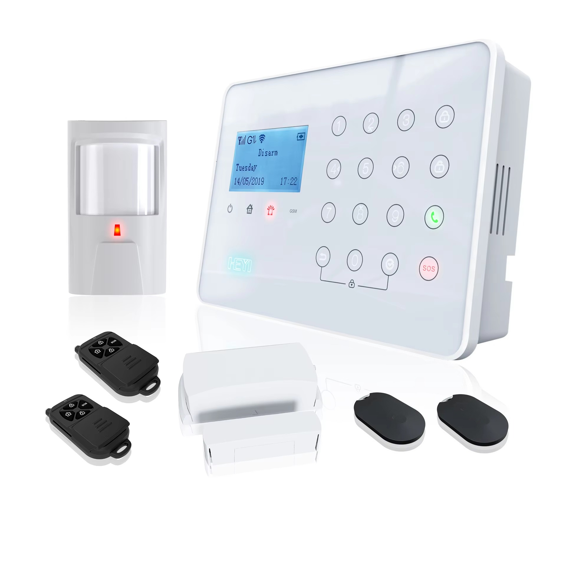 Pir Motion Sensor - 警報システム 家庭用ワイヤレスセキュリティシステム 屋外 PIR モーションセンサー 私道警報システム