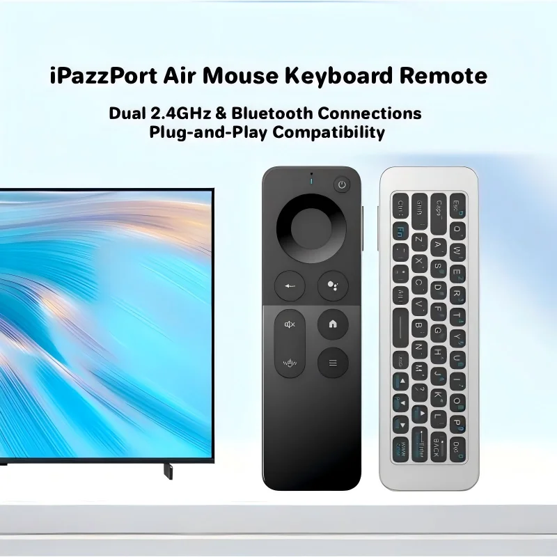 IPazzPort 2.4G & Bluetooth ミニワ - Smart Home Keyboard のレビューと価格