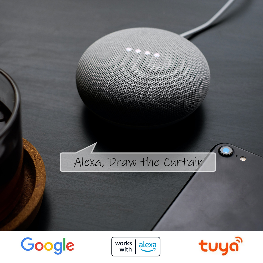 Tuya ZigBee Alexa スマート カーテン 簡単 - Smart Curtain Robot のレビューと価格