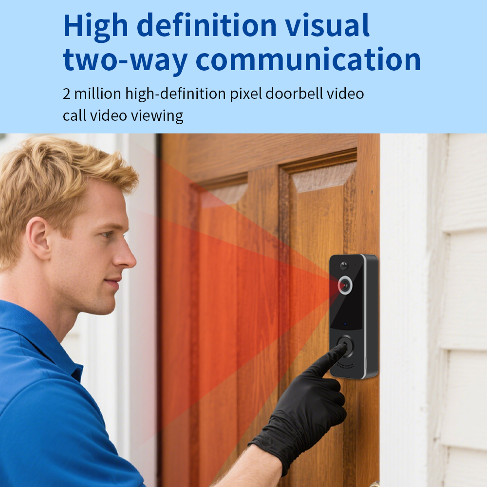 1080P WIFI ビデオドアベル TTLOCK アプリス - Smart Home Video Doorphone Ezviz のレビューと価格