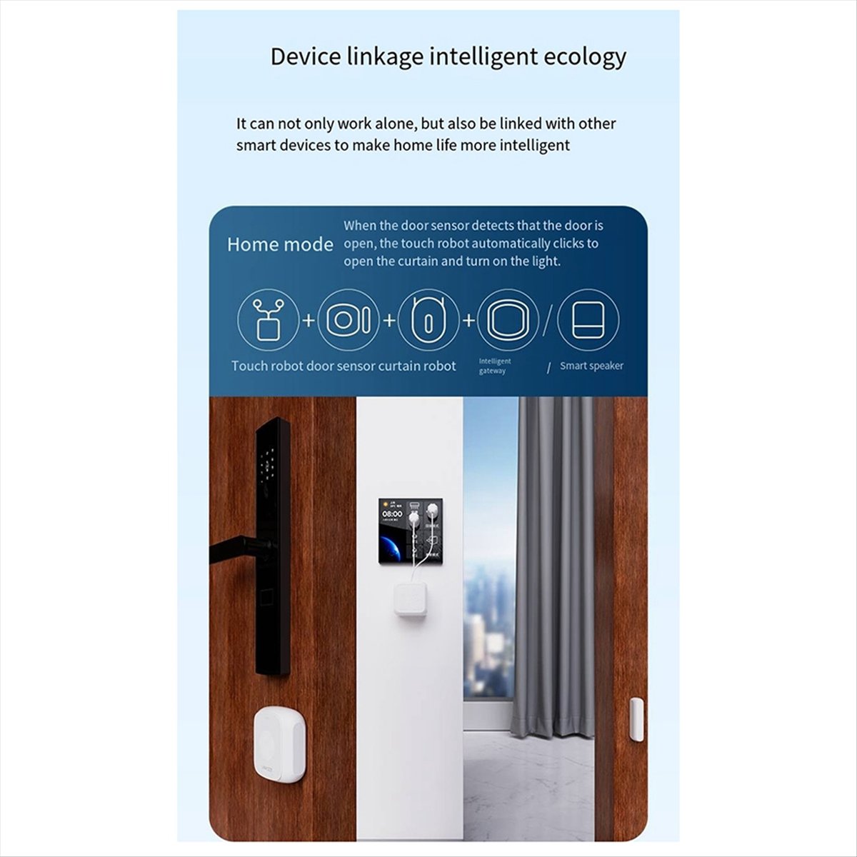 BaoBao- 新型メッシュスマートMijia充電式スイッチ - Smart Curtain Robot のレビューと価格