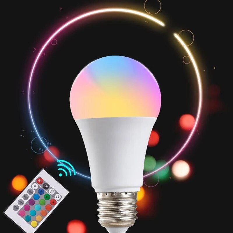16 色 RGB 電球 LED マルチカラー電球 E27 2 - Smart Home Technology のレビューと価格
