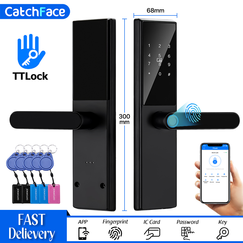 Bluetooth 指紋ドアロック TTLock アプリコー - Smart Home Technology のレビューと価格