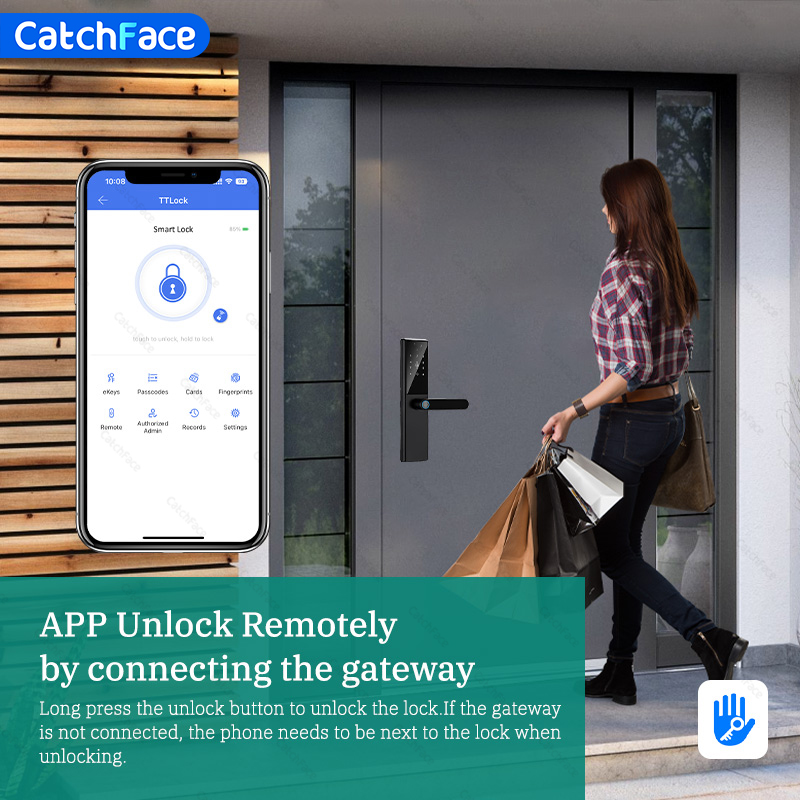Bluetooth 指紋ドアロック TTLock アプリコー - Smart Home Technology のレビューと価格