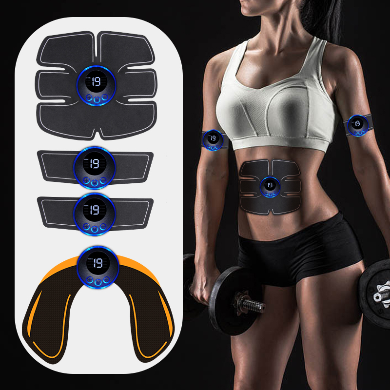 電気筋肉刺激マッサージ器,腹部,臀部,腕,脚,首,ヒップトレ - Smart Home Gym のレビューと価格