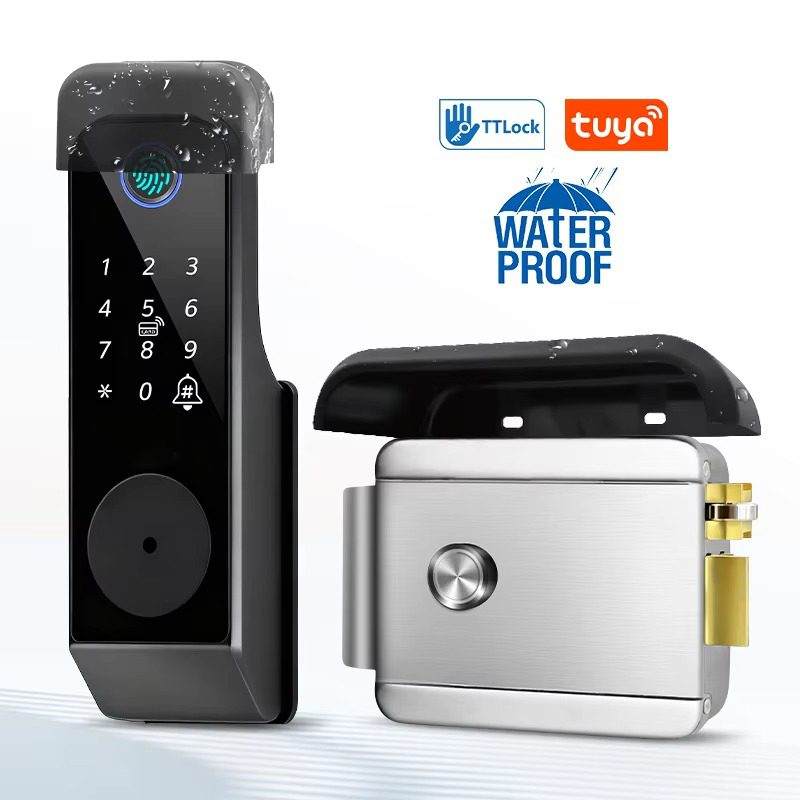 防水指紋ロック Tuya Wifi リモートコントロール B - Smart Home Technology のレビューと価格