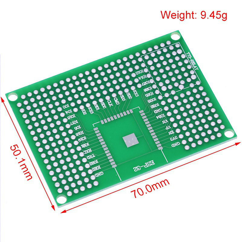 2〜100個 5X7 両面錫メッキブレッドボードプロトタイプ - Smart Home Esp8266 のレビューと価格