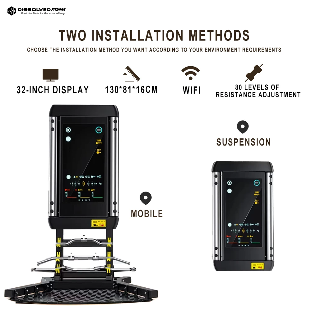 スマートAI LCDトレーニングミラー 壁掛け式Androi - Smart Home Gym のレビューと価格