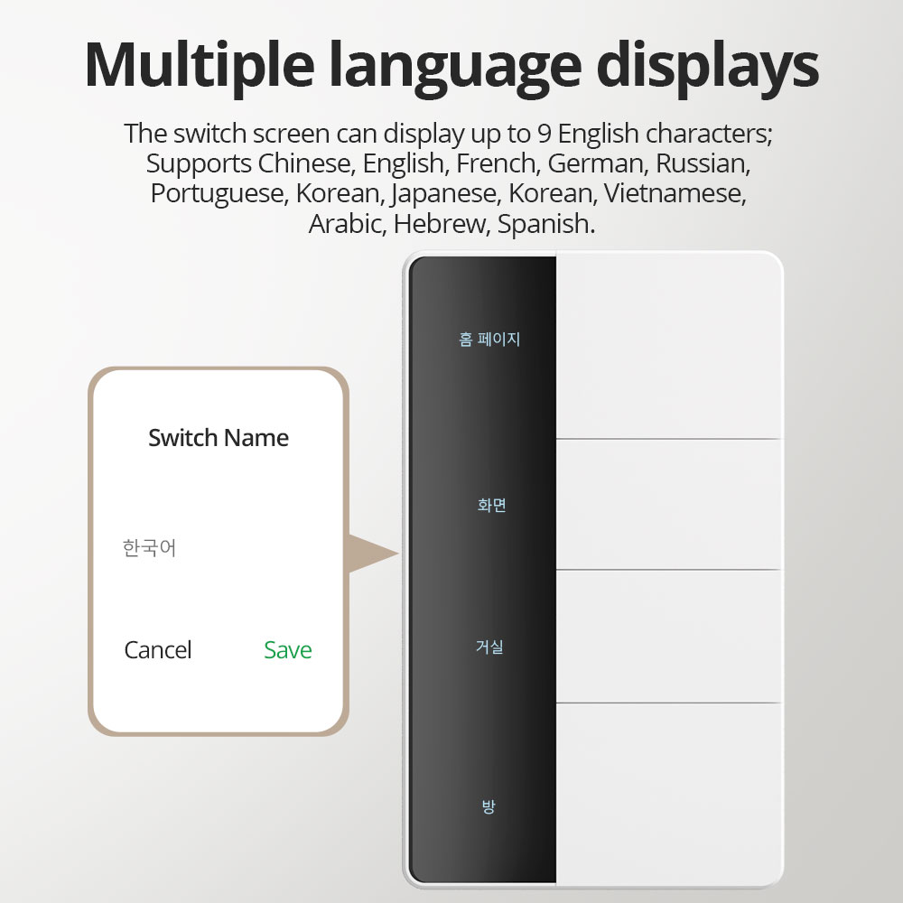 1234 Gang USタイプZigbeeプッシュライトスイ - Smart Home Hub Matter のレビューと価格