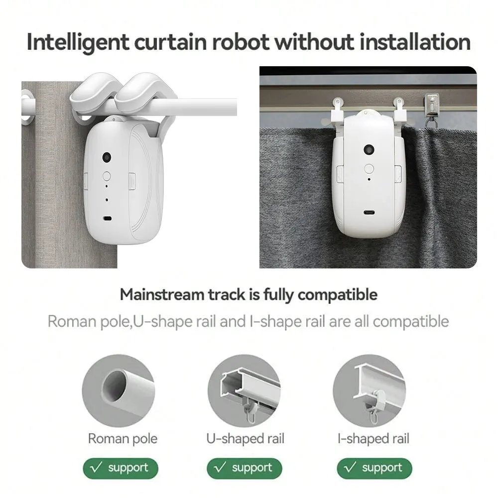 スマートBluetoothカーテンロボット短距離直接接続電動 - Smart Curtain Robot のレビューと価格