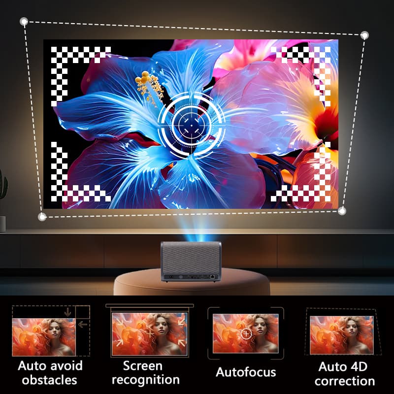 Huaweishi-J10 LEDプロジェクター、1920x - Smart Home X10 のレビューと価格
