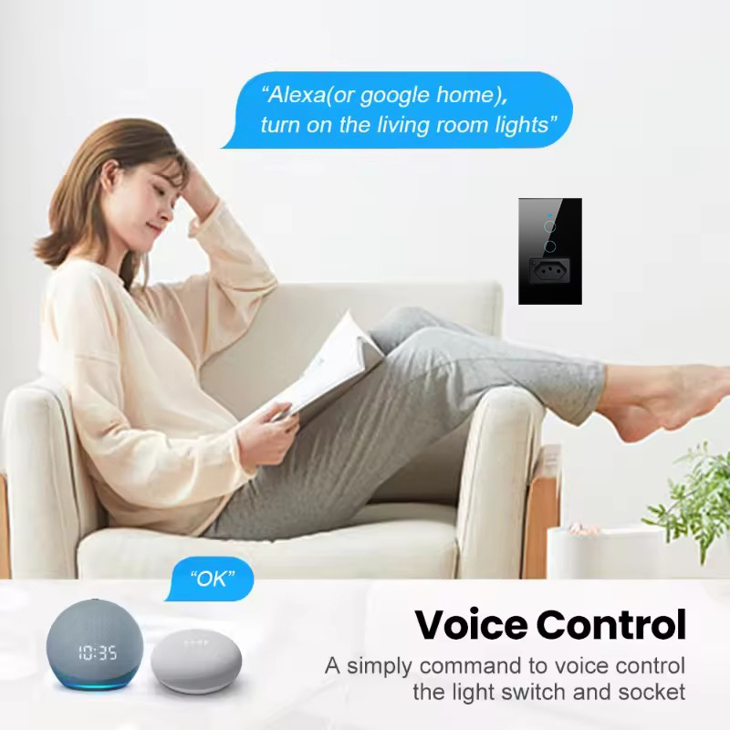 UNKAS Wifi スマートブラジルライトスイッチ壁ソケッ - Smart Home Technology のレビューと価格