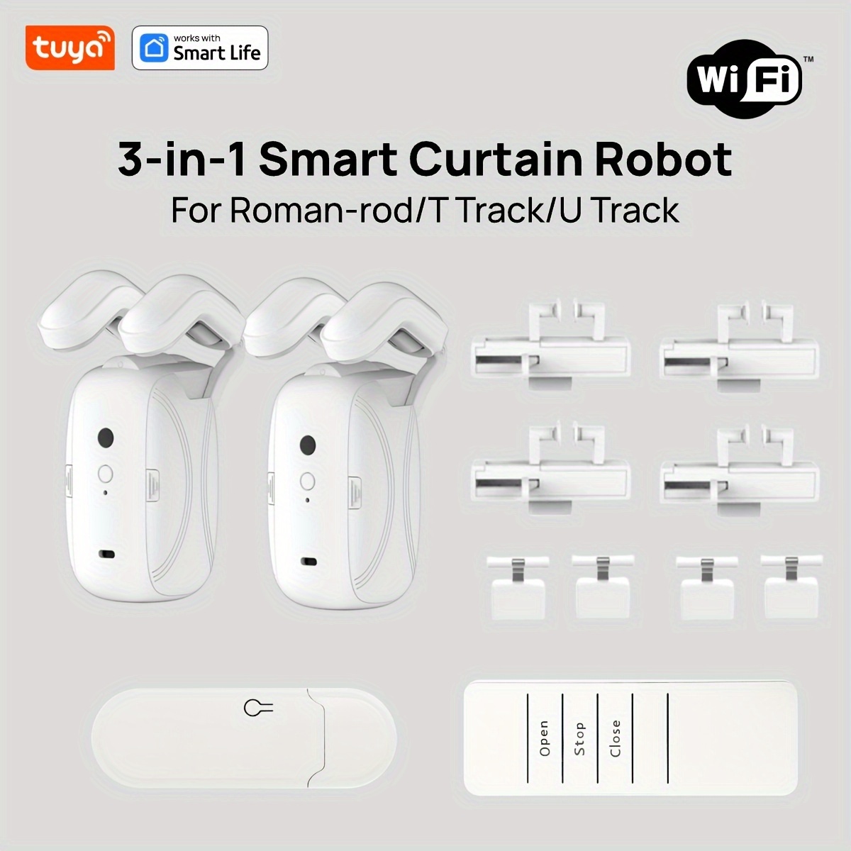 1/2個入り Tuya スマートWiFiカーテンロボット ( - Smart Curtain Robot のレビューと価格
