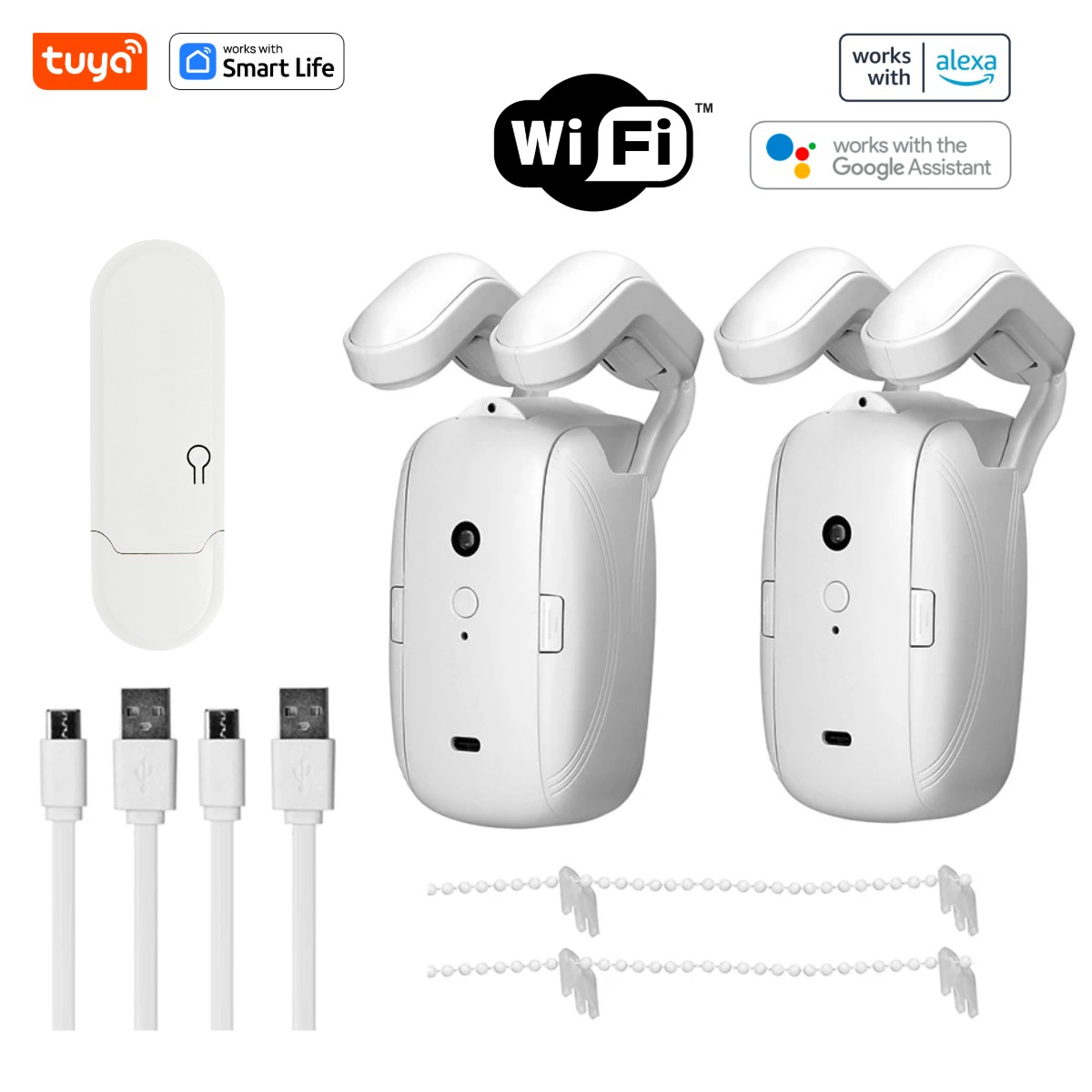 1/2個入り Tuya スマートWiFiカーテンロボット ( - Smart Curtain Robot のレビューと価格