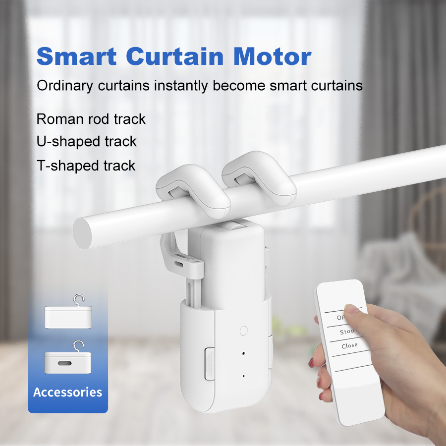 スマート家庭用カーテンオープナー電子 3in1Track カ - Smart Curtain Robot のレビューと価格