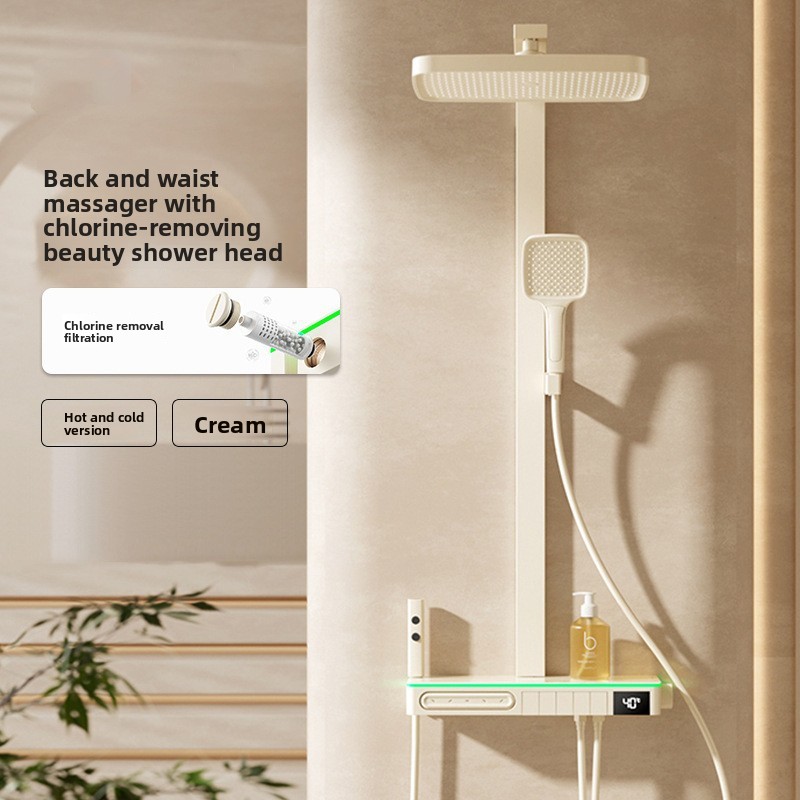 スマートデジタルディスプレイ脱塩素美肌効果のある全銅製シャワ - Smart Home Display のレビューと価格