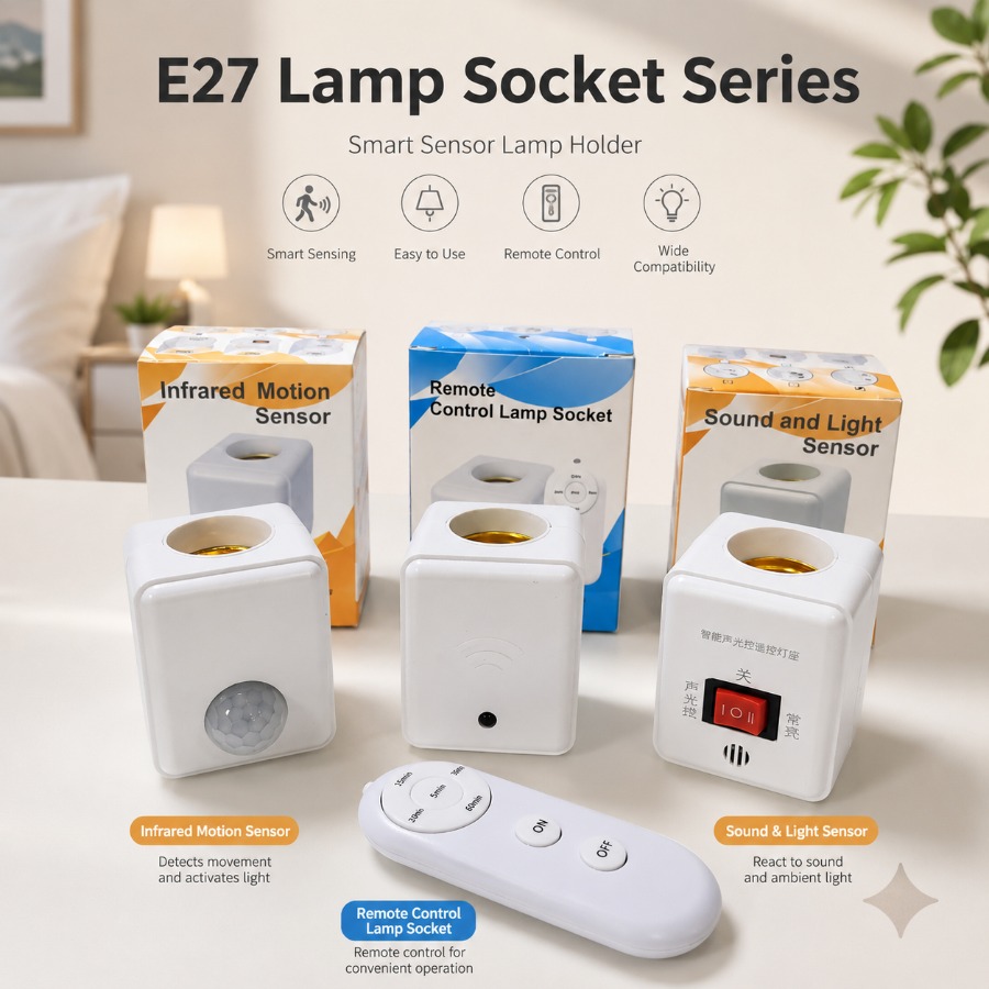 EU/米国プラグ E27 PIR モーションセンサー LED - Pir Motion Sensor のレビューと価格