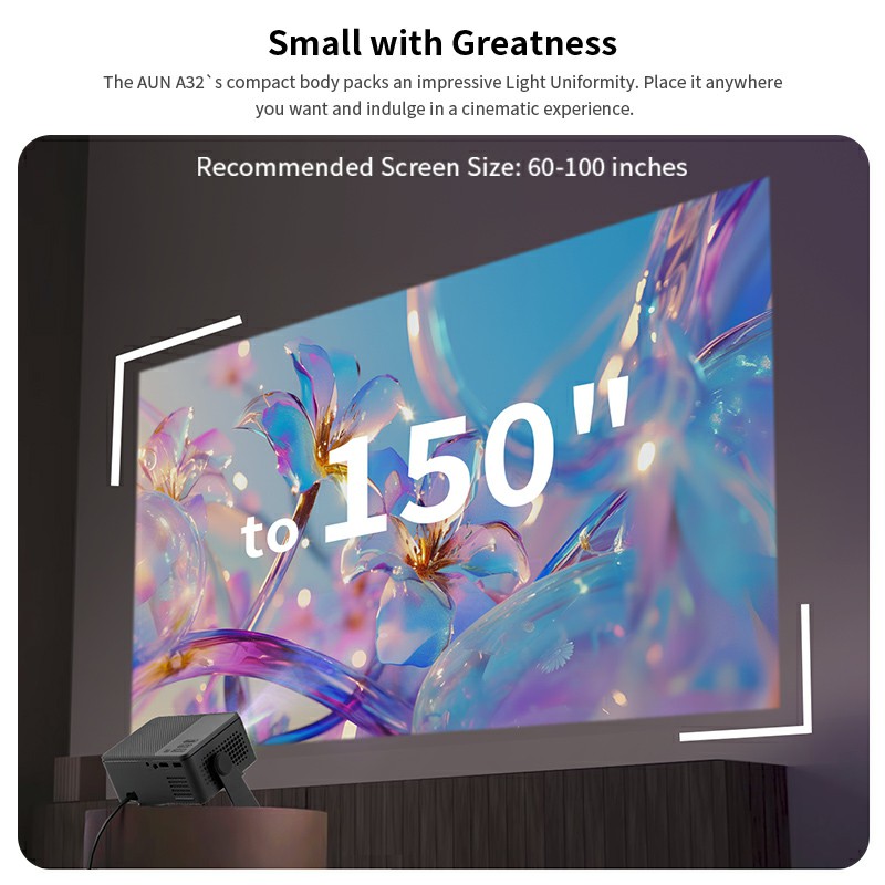 AUN AndroidプロジェクターA32 Pro MINI - Smart Home X10 のレビューと価格