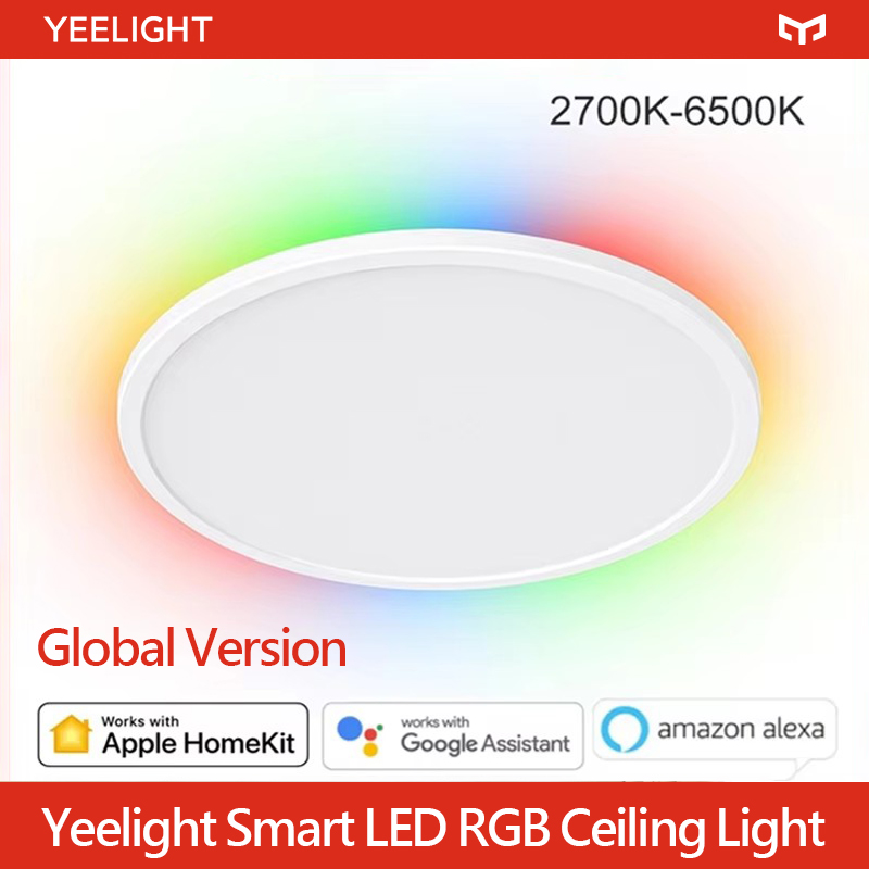Yeelight スマートLED RGBシーリングライト W - Smart Home Yeelight のレビューと価格
