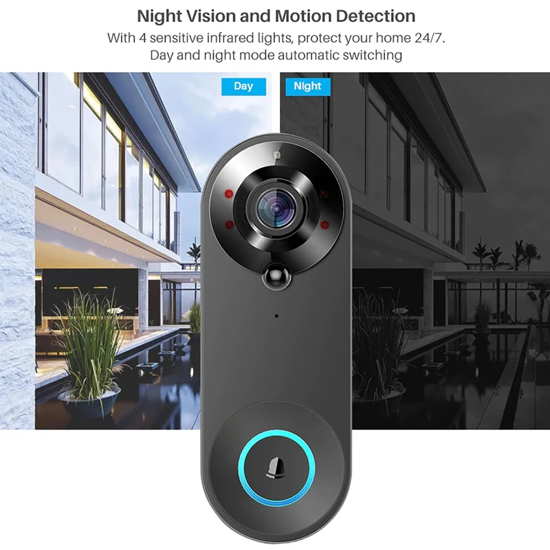 Tuyaビデオドアベルカメラ 1080P WiFiドアベル  - Smart Home Video Doorphone Ezviz のレビューと価格