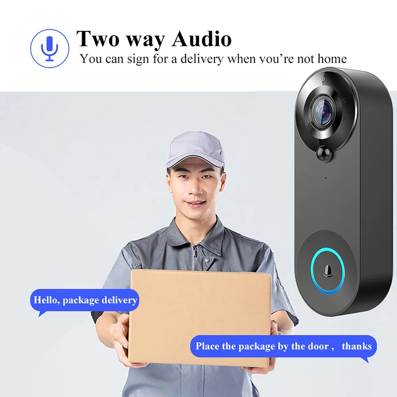 Tuyaビデオドアベルカメラ 1080P WiFiドアベル  - Smart Home Video Doorphone Ezviz のレビューと価格