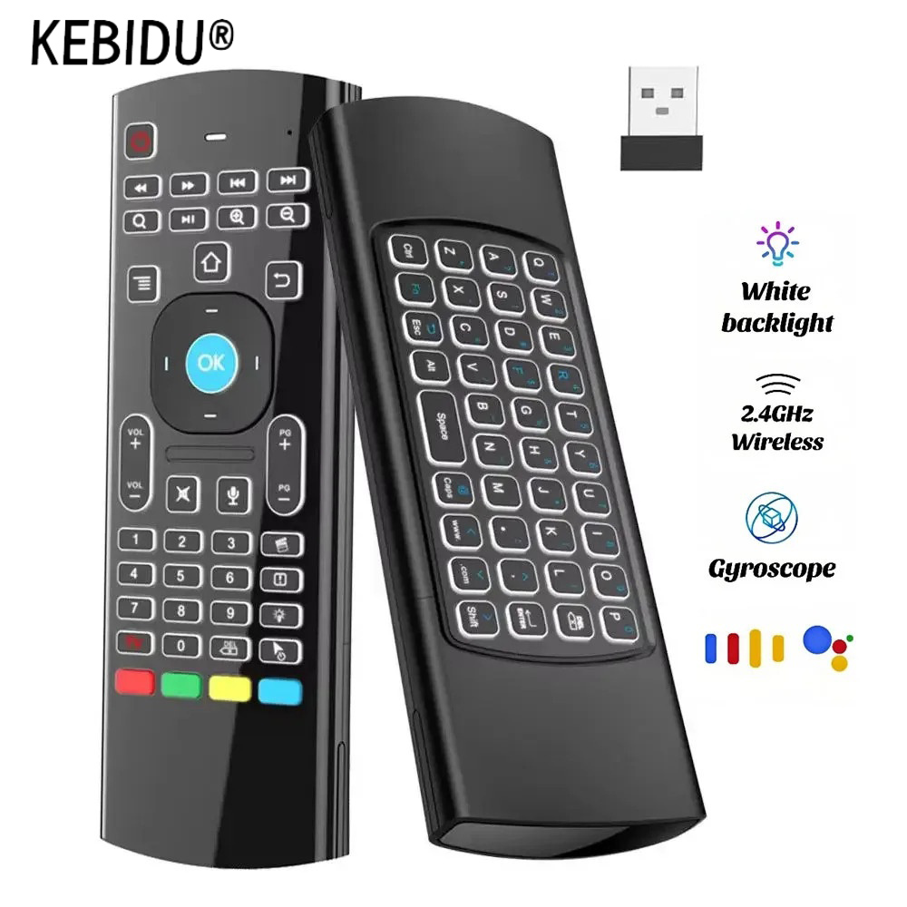 2.4GHz MX3 エアマウス ワイヤレスミニキーボード  - Smart Home Keyboard のレビューと価格